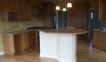 Custom home interior kitchen